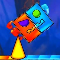 Fire and Water Geometry Dash game thumbnail
