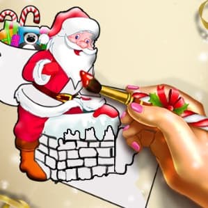Santa Christmas Coloring game thumbnail